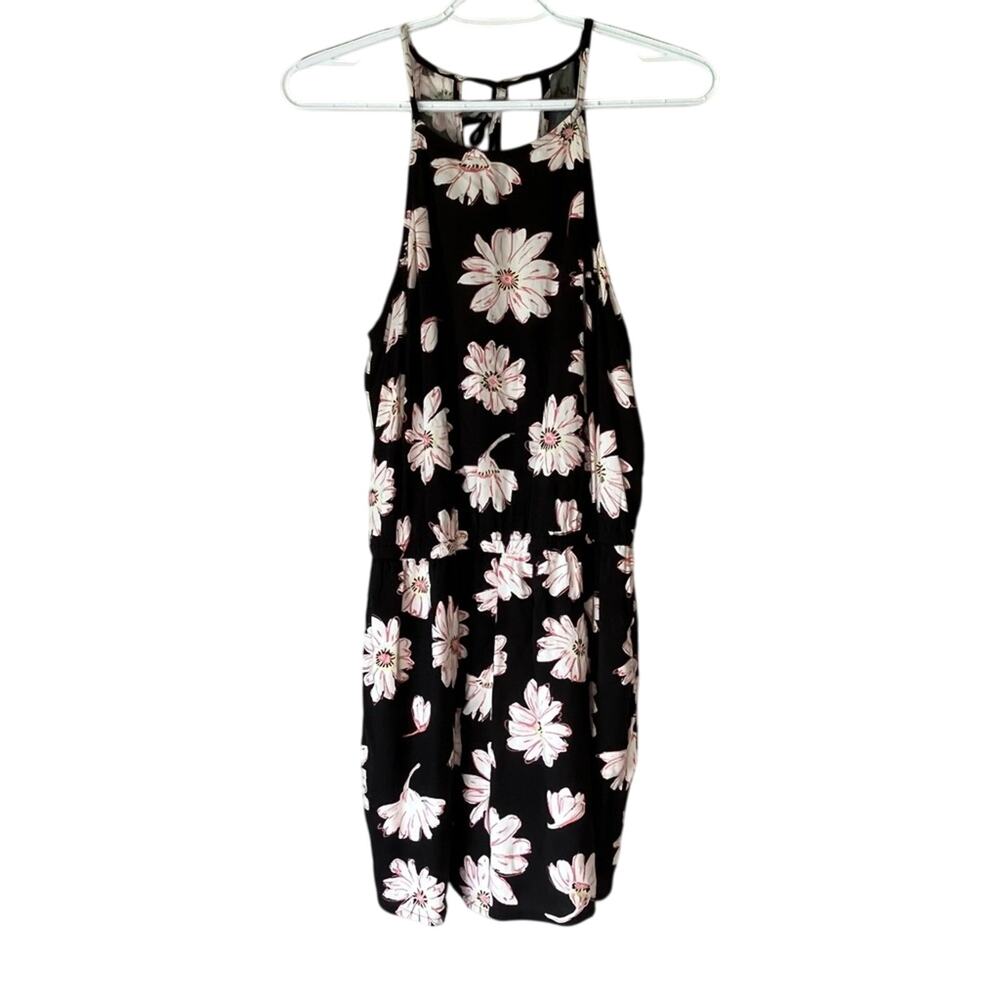NWT! SO Black Floral Romper Size Medium